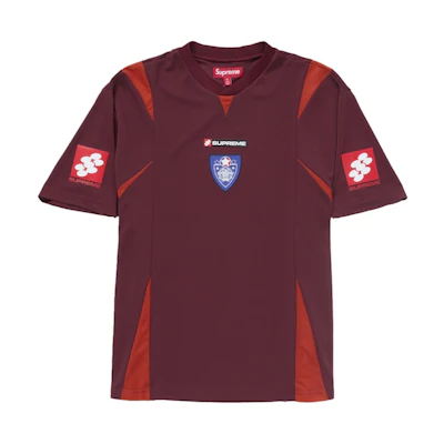 Supreme Crest Soccer Jersey Maroon