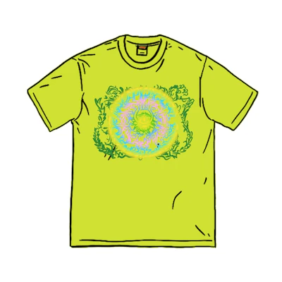 Supreme Crest Tee Bright Green