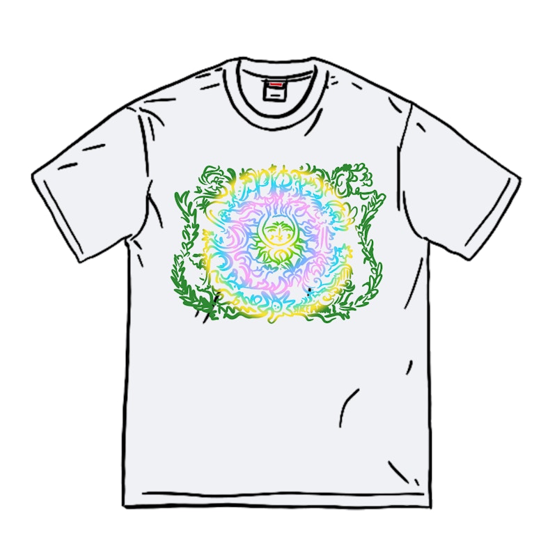 Supreme Crest Tee Gray