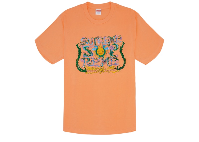 Buy Supreme Crest Tee Peach Baju T-Shirt Warna Pic.