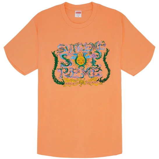 supreme-crest-tee-peach