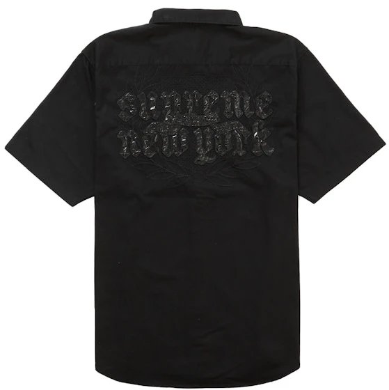 supreme-croc-patch-s-s-work-shirt-black