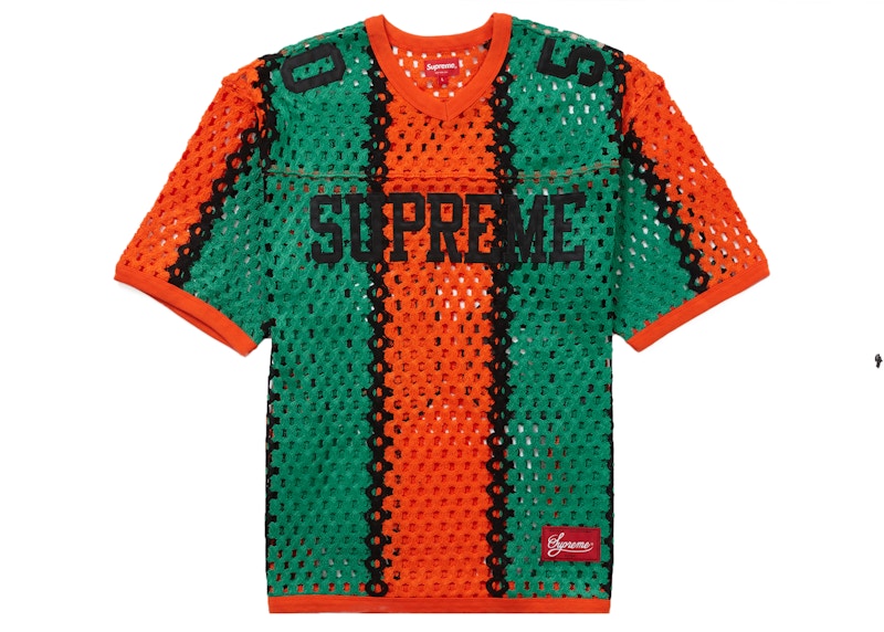 Buy Supreme Faux Croc Football Jersey Black - Novelship