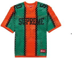 Supreme Crochet Football Jersey Orange Supreme Crochet Football Jersey Orange