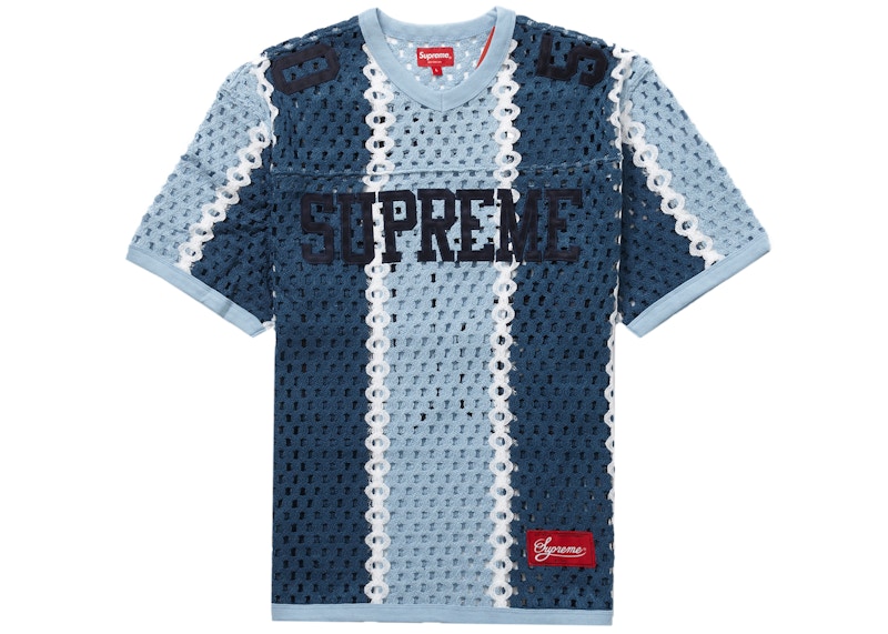Buy Supreme Faux Croc Football Jersey Black - Novelship