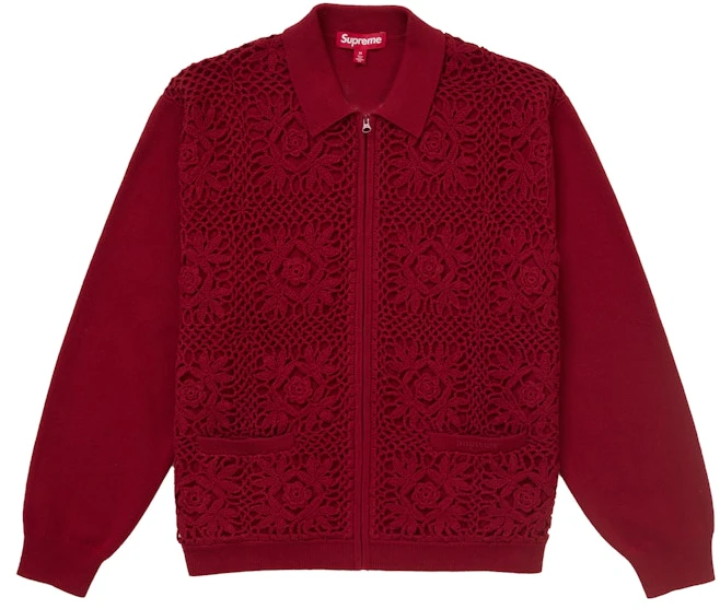supreme-crochet-zip-up-cardigan-dark-red