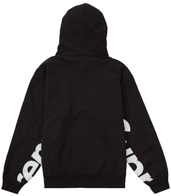 Supreme Baju Sejuk Hooded Hitam Panel Terpotong Lookbook Supreme Baju Sejuk Hooded Hitam Panel Terpotong