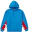 Buy Supreme Hoodie Panel Potong Biru Cerah