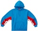Order Supreme Hoodie Panel Potong Biru Cerah