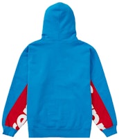 Supreme Hoodie Panel Potong Biru Cerah Lookbook Supreme Hoodie Panel Potong Biru Cerah