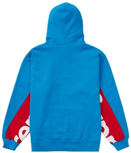Sudadera con Capucha Supreme Cropped Panels Azul Brillante Lookbook Sudadera con Capucha Supreme Cropped Panels Azul Brillante