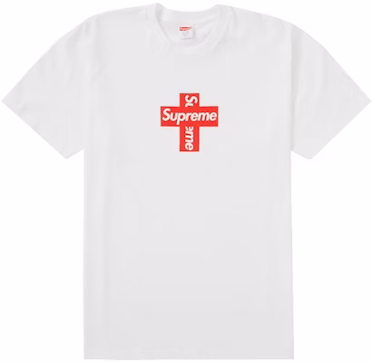 Supreme Cross Box Logo Tee White Buy Supreme Cross Box Logo Tee White
