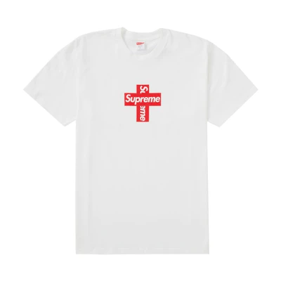 Supreme Cross Box Logo Tee White