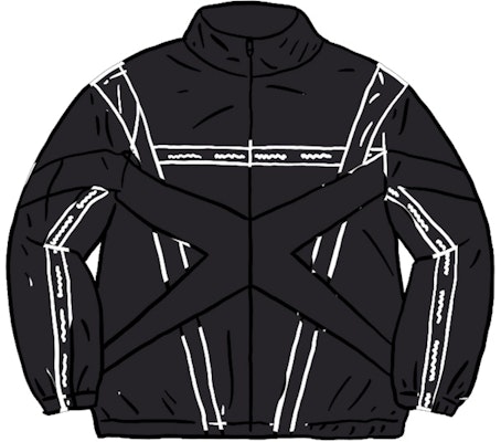 Supreme Jaket Track Cross Paneled Hitam Buy Supreme Jaket Track Cross Paneled Hitam