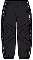 Supreme Cross Paneled Track Pant Black Supreme Cross Paneled Track Pant Black