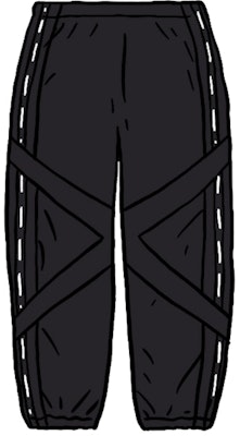 Supreme Cross Paneled Track Pant Black Buy Supreme Cross Paneled Track Pant Black