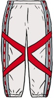 Supreme Cross Paneled Track Pant White