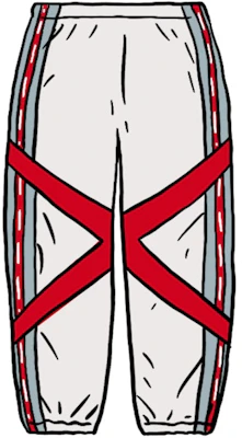 Supreme 白色跨面板运动裤 Buy Supreme 白色跨面板运动裤