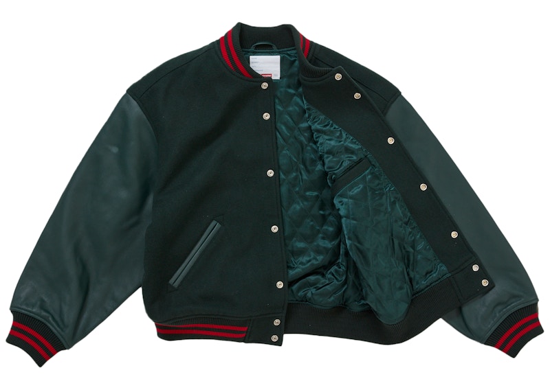 Order Chaqueta Varsity Supreme Cross Verde Oscuro