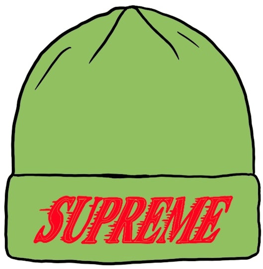 supreme-crossover-beanie-lime