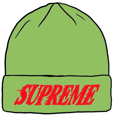 Supreme联名款青柠色毛帽 Buy Supreme联名款青柠色毛帽