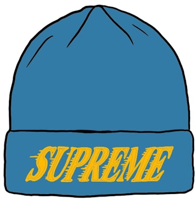 Supreme Crossover Beanie Royal Biru Buy Supreme Crossover Beanie Royal Biru