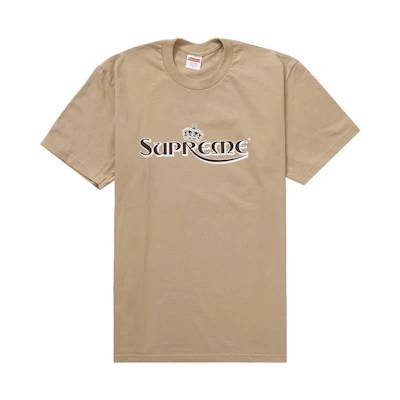 Supreme Crown Tee Khaki