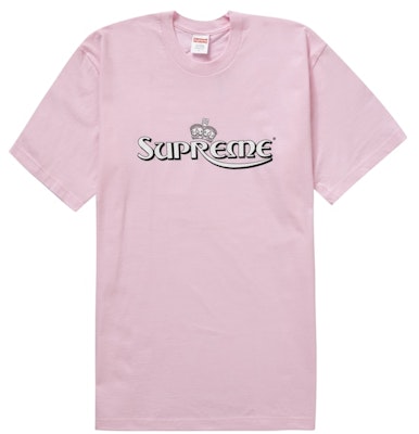 Supreme Crown Tee Light Pink Buy Supreme Crown Tee Light Pink