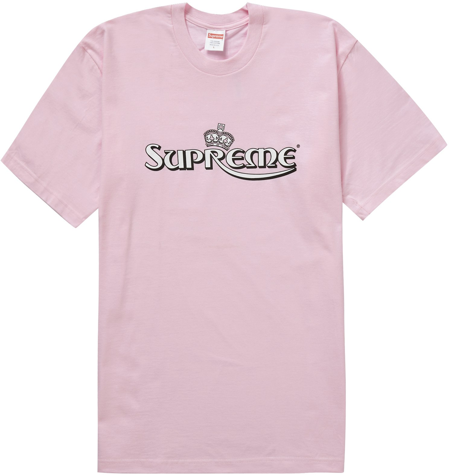 Supreme Crown Tee Light Pink - Novelship