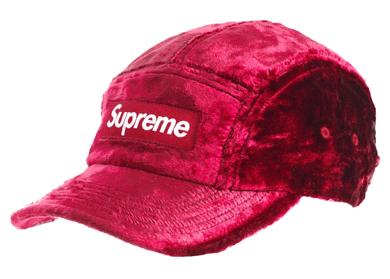 Buy Supreme Crushed Velvet Camp Cap 'Pink' Topi Baldu Hancur Merah Jambu