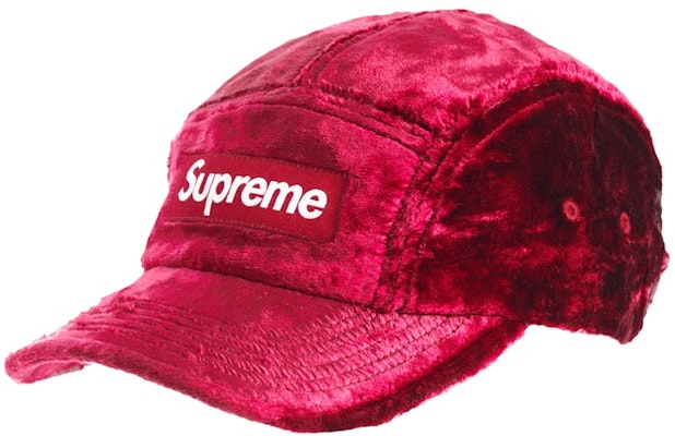 Supreme Crushed Velvet Camp Cap 'Pink' Topi Baldu Hancur Merah Jambu Buy Supreme Crushed Velvet Camp Cap 'Pink' Topi Baldu Hancur Merah Jambu