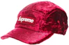 Buy Supreme Crushed Velvet Camp Cap 'Pink' Topi Baldu Hancur Merah Jambu