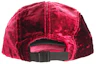 Order Supreme Crushed Velvet Camp Cap 'Pink' Topi Baldu Hancur Merah Jambu