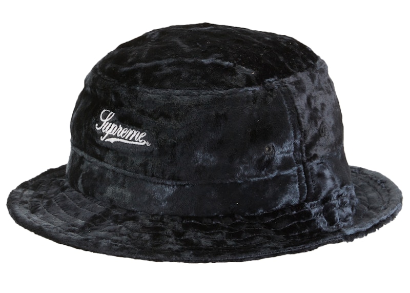 Supreme Crushed Velvet Crusher 'Black'