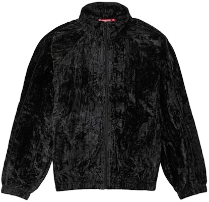 Supreme Jaket Track Beludru Hitam Buy Supreme Jaket Track Beludru Hitam