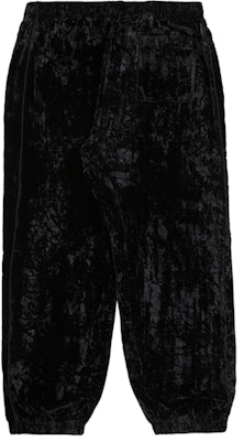 Supreme Crushed Velvet Track Pant Black Order Supreme Crushed Velvet Track Pant Black