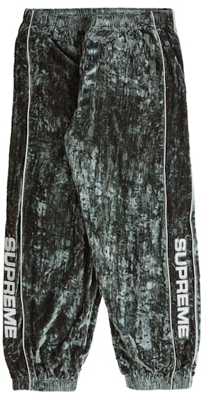 supreme-crushed-velvet-track-pant-olive