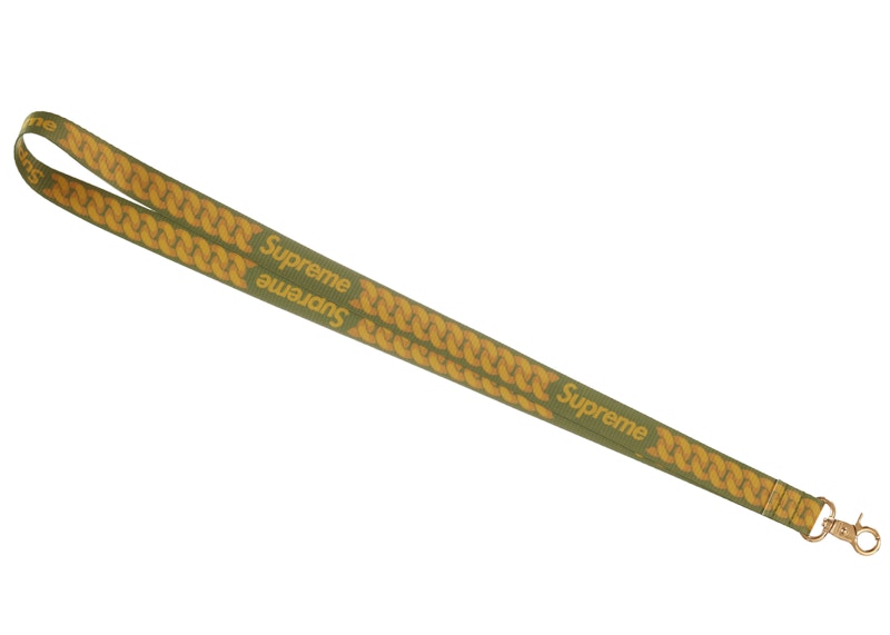 SUPREME CUBAN LINKS LANYARD - OLIVE – THE FOURHEADS