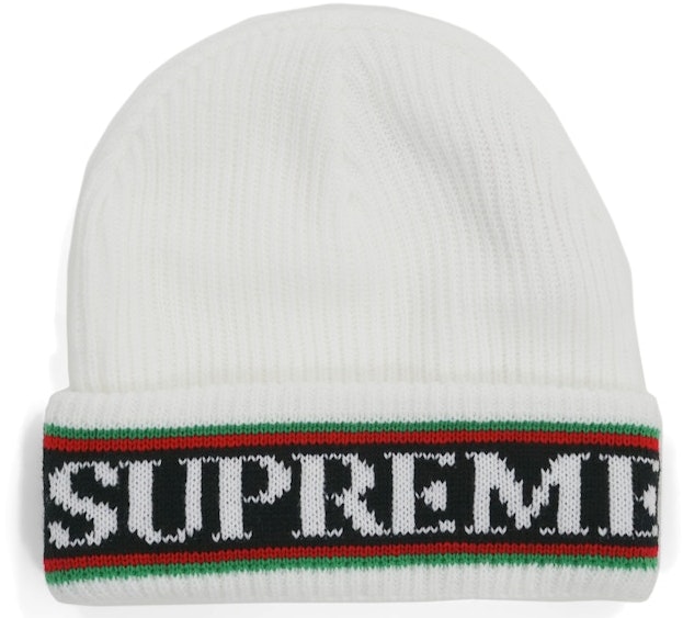 supreme-cuff-logo-beanie-white