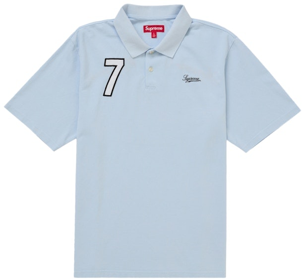 supreme-cursive-polo-light-blue