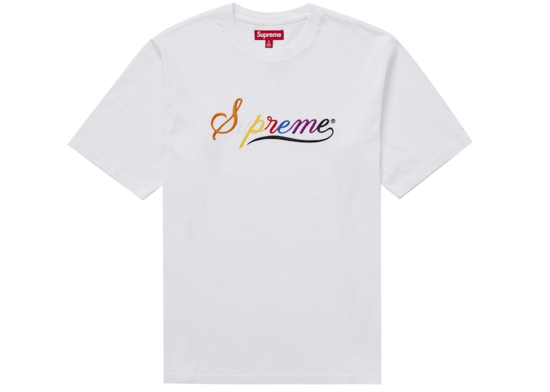 Supreme Cursive S/S Top White