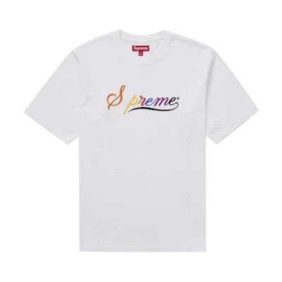 Supreme Cursive S/S Top White