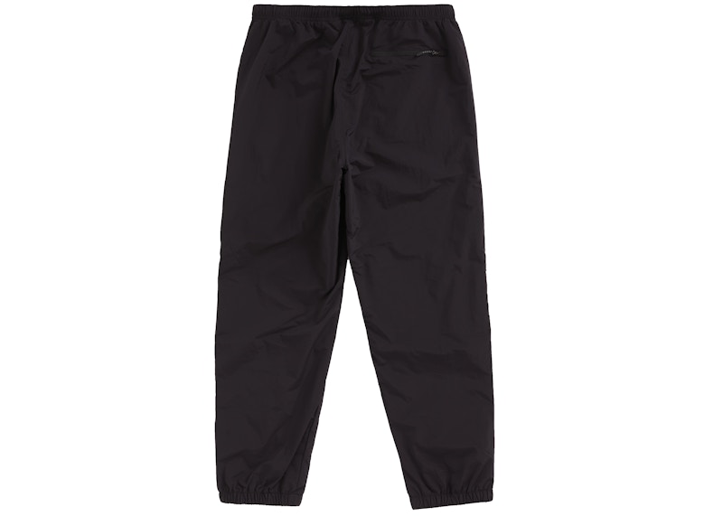 Order シュプリーム カーブ ロゴ リップストップ パンツ (黒)
