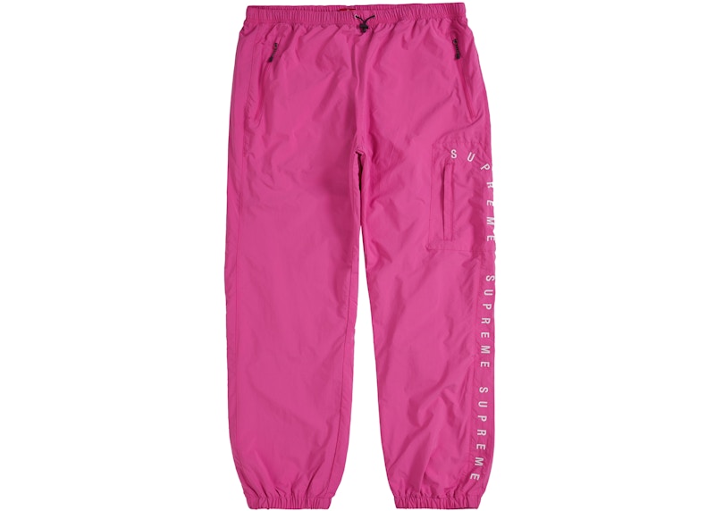 Buy Supreme 彎曲標誌防撕裂長褲 灰紫色