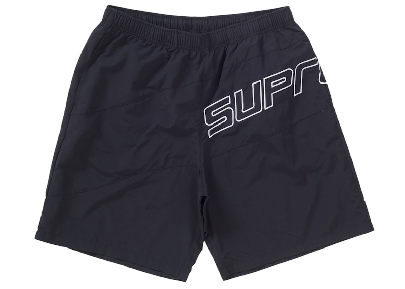 Supreme Curve Nylon Short Black