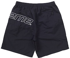 Supreme 弧形尼龍短褲 黑色 Order Supreme 弧形尼龍短褲 黑色