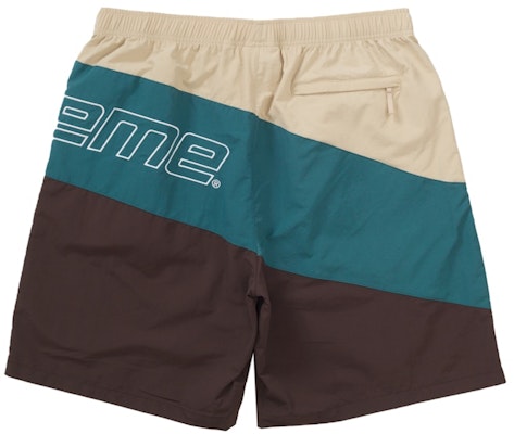 Supreme Curve Nylon Seluar Pendek Coklat Order Supreme Curve Nylon Seluar Pendek Coklat