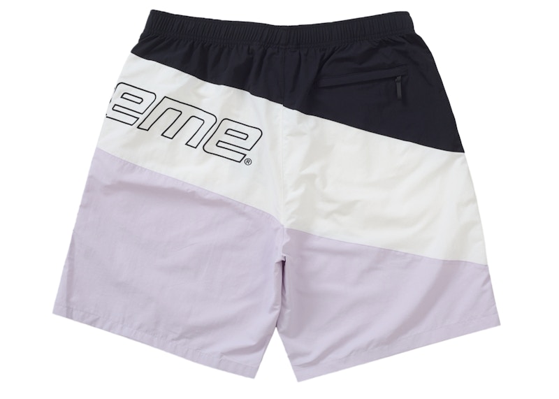 Order シュプリーム カーブ ナイロン ショートパンツ ライトパープル