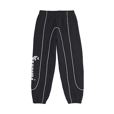 Supreme Curve Piping Sweatpant Black