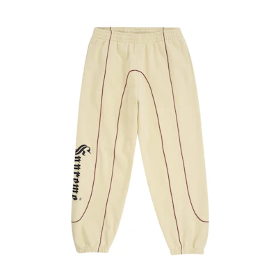 Supreme Curve Piping Sweatpant Natural